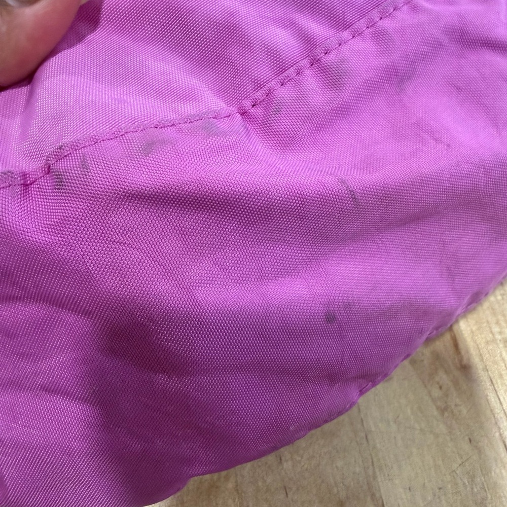 BAGGU Crossbody Bag in Bright Pink with Black Strap - Picture 6 of 13